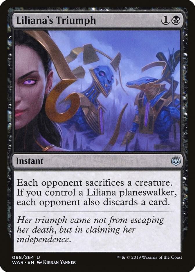 Liliana's Triumph #98 FOIL War of the Spark