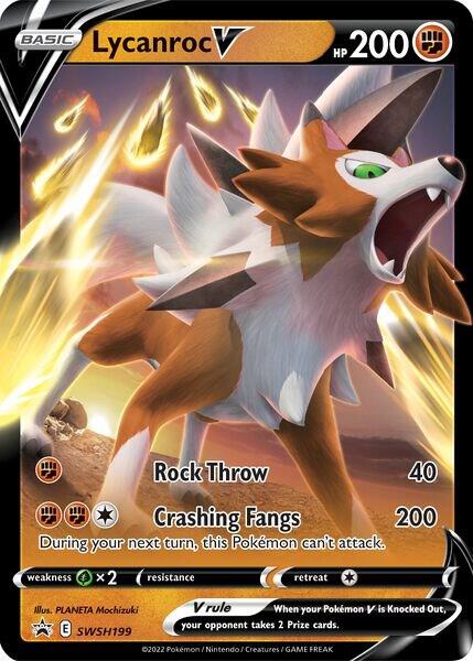 Lycanroc V #SWSH199 Sword & Shield Promo Cards