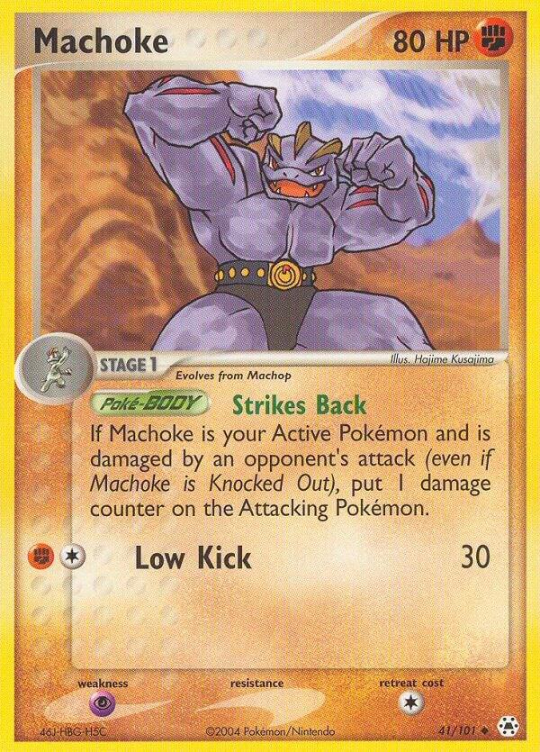 Machoke #41 HOLOFOIL Hidden Legends
