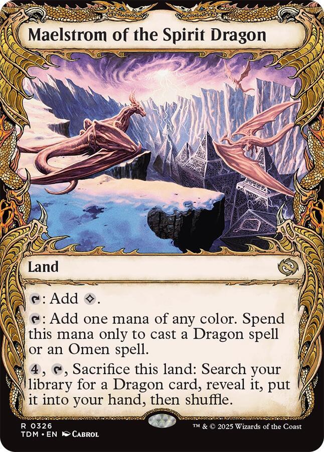 Maelstrom of the Spirit Dragon #326 (Showcase) Tarkir: Dragonstorm