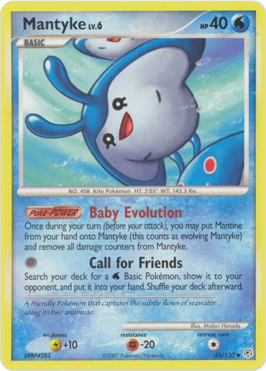 Mantyke #55 FOIL Diamond and Pearl