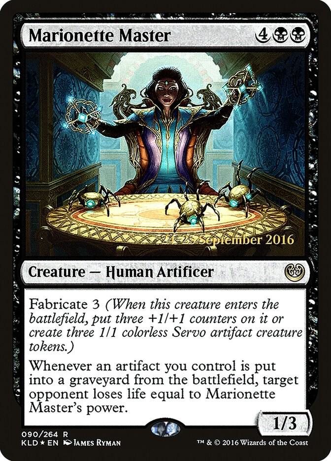 Marionette Master #90 FOIL Prerelease Cards (Kaladesh)
