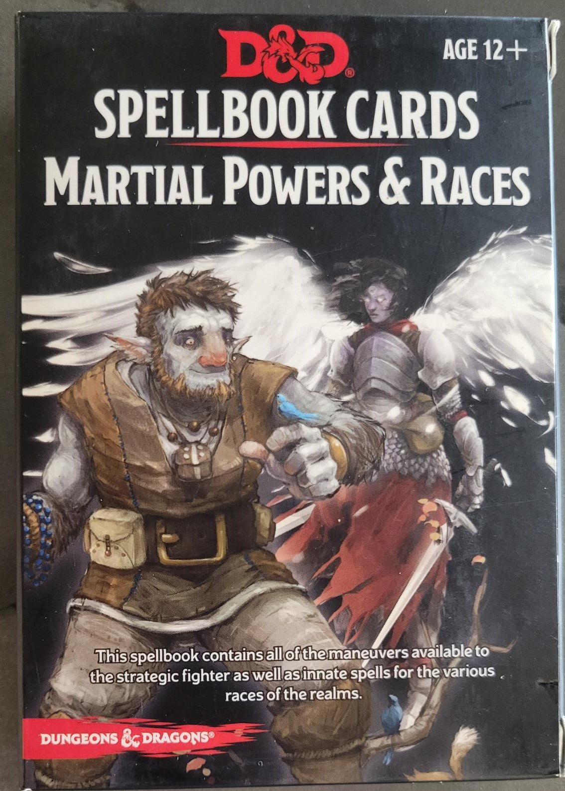 Dungeons & Dragons Spellbook Cards Martial Powers & Races