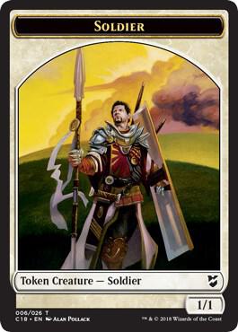 Mask #4 // Soldier #6 Token Commander 2018