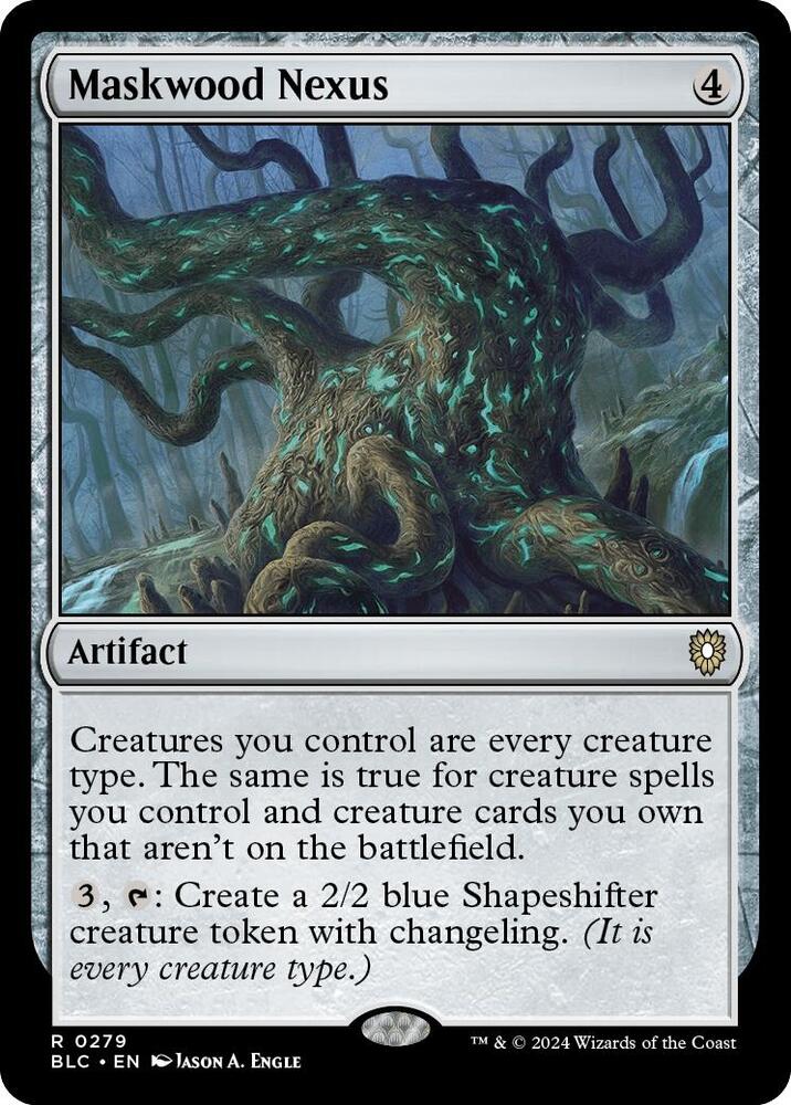 Maskwood Nexus #279 Commander: Bloomburrow