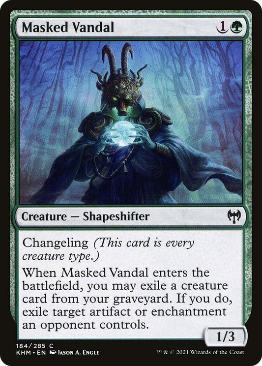 Masked Vandal #184 FOIL Kaldheim
