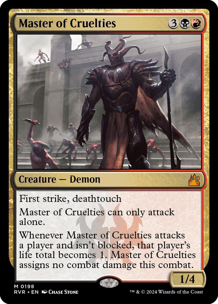 Master of Cruelties #198 Ravnica Remastered