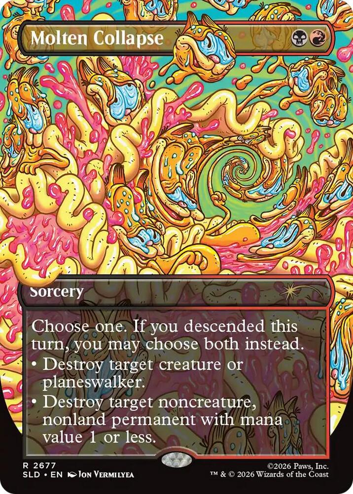 Molten Collapse #2677 FOIL Secret Lair Drop Series