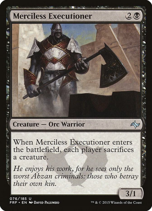 Merciless Executioner #76 Fate Reforged