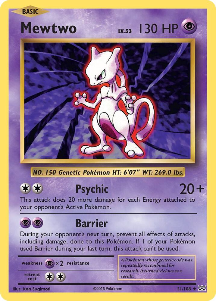 Mewtwo #51 XY - Evolutions