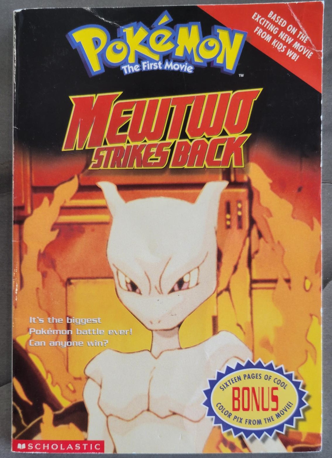 Pokemon The First Movie Mewtwo Strikes Back (1999) 5th Printing - West, Tracy (Some pages damaged)