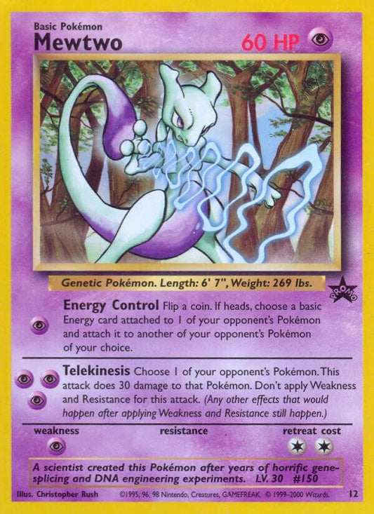 Mewtwo #12 WoTC Promo