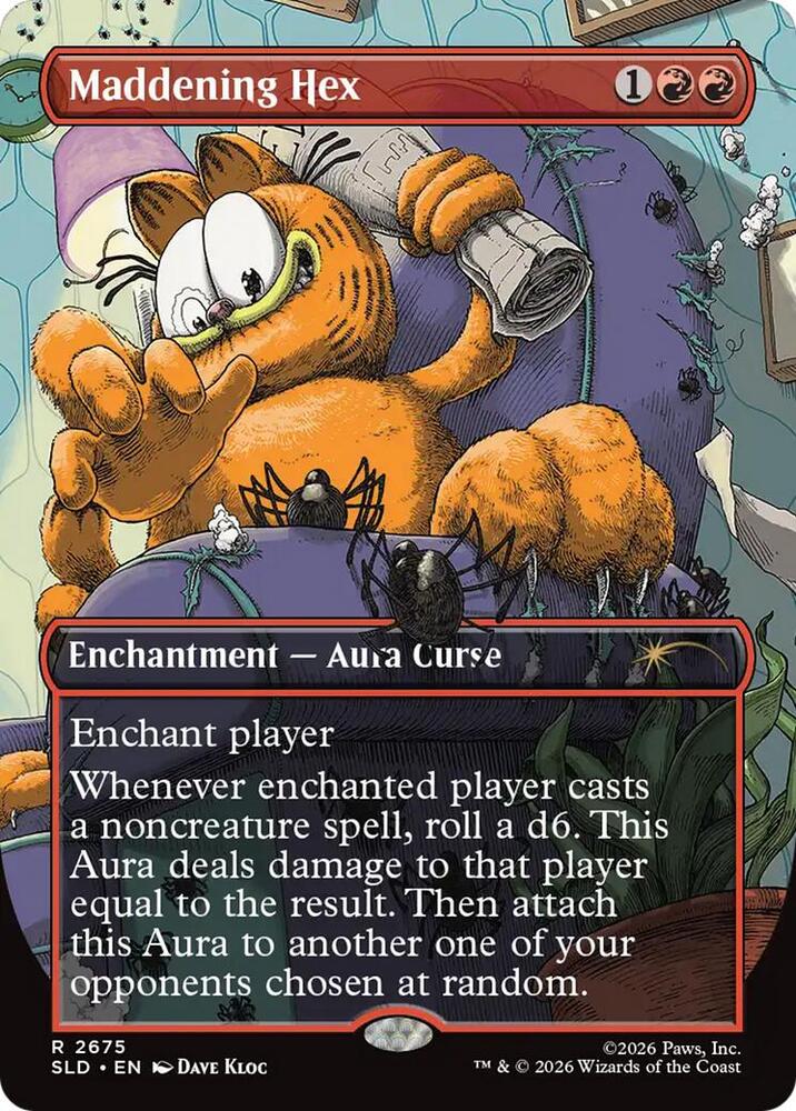 Maddening Hex #2675 FOIL Secret Lair Drop Series