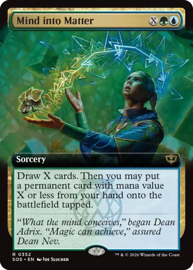 Mind into Matter (Extended Art) #352 Secrets of Strixhaven