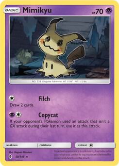 Mimikyu #58 SM- Guardians Rising (Deck Exclusives)