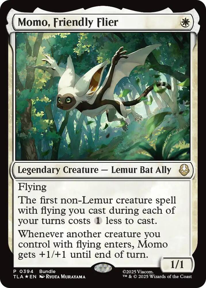 Momo, Friendly Flier #394 FOIL Unique and Miscellaneous Promos (Avatar: The Last Airbender)