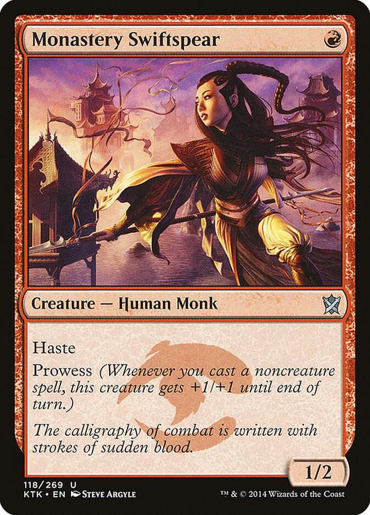 Monastery Swiftspear #118 FOIL Khans of Tarkir