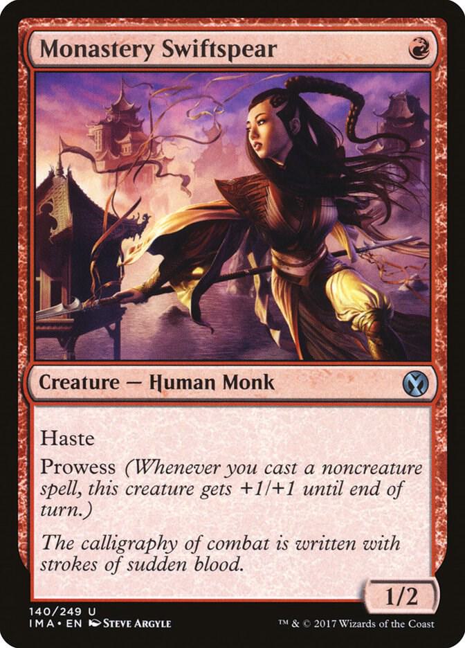Monastery Swiftspear #140 FOIL Iconic Masters