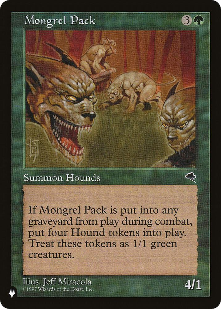 Mongrel Pack - The List Reprints