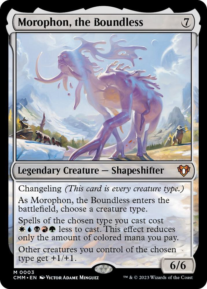 Morophon, the Boundless #3 Commander Masters