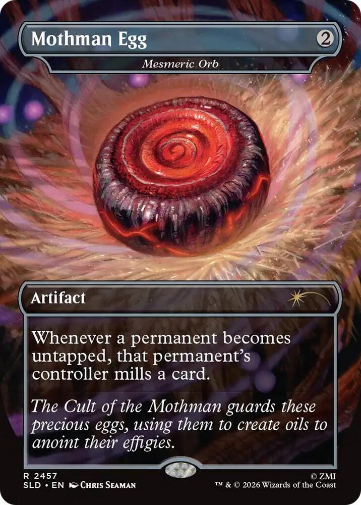 Mothman Egg (Mesmeric Orb) #2457 FOIL Secret Lair Drop Series
