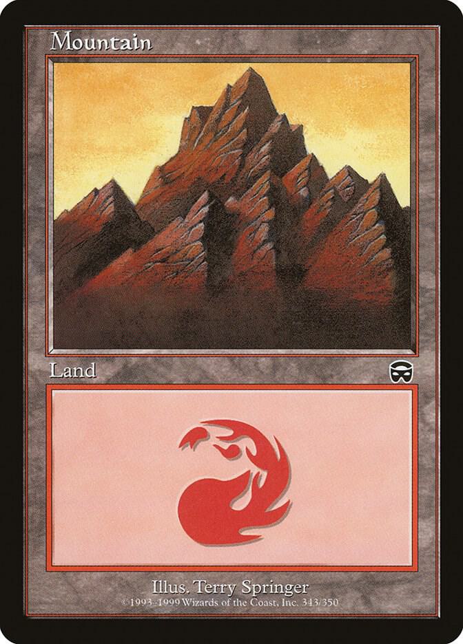 Mountain #343 Mercadian Masques