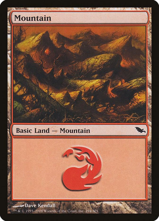 Mountain #294 FOIL Shadowmoor