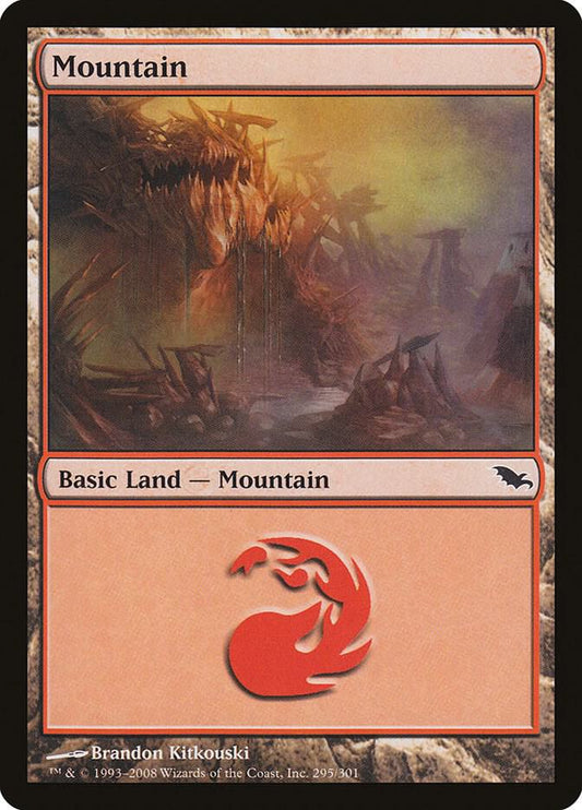Mountain #295 FOIL Shadowmoor