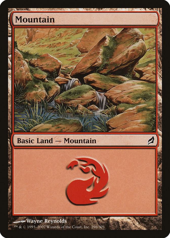 Mountain #296 Lorwyn