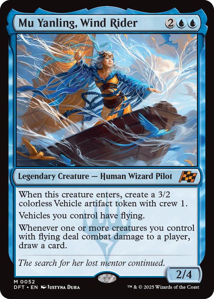 Mu Yanling, Wind Rider #52 Aetherdrift