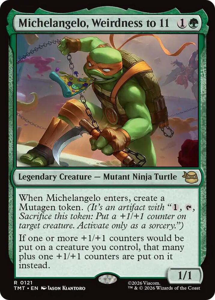 Michelangelo, Weirdness to 11 #121 Teenage Mutant Ninja Turtles