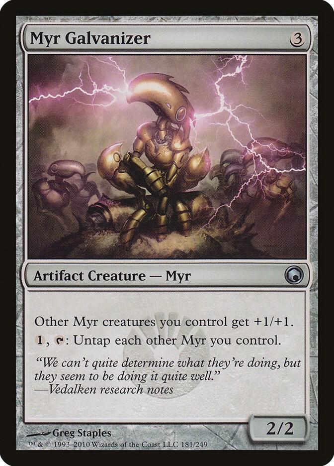 Myr Galvanizer #181 Scars of Mirrodin