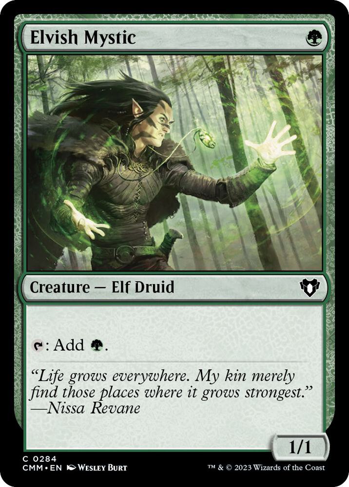 Elvish Mystic #284 Commander Masters