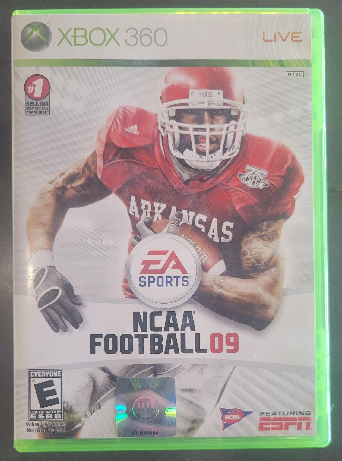 Xbox 360 NCAA Football 09 (No instructions)
