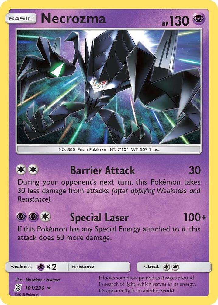 Necrozma #101 CRACKED ICE HOLOFOIL Deck Exclusives