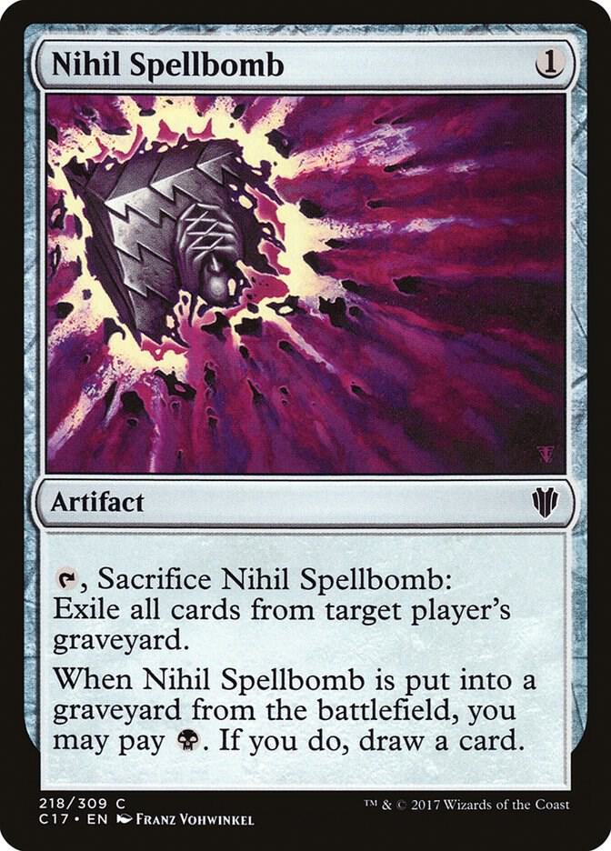 Nihil Spellbomb #218 Commander 2017