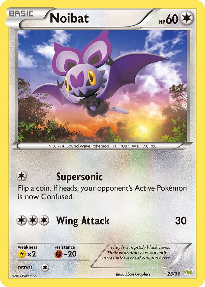 Noibat #23 XY Trainer Kit: Sylveon & Noivern