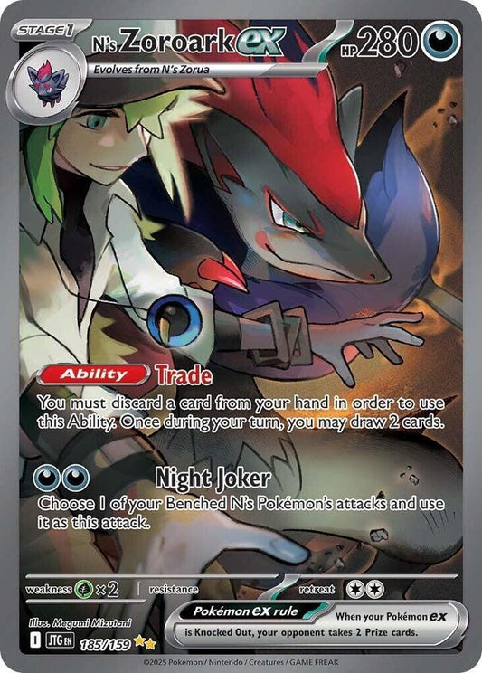 N's Zoroark EX #185 FOIL Journey Together