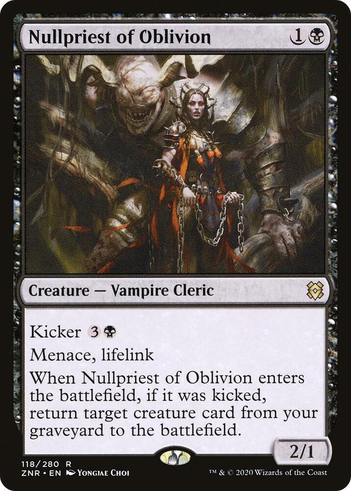 Nullpriest of Oblivion #118 FOIL Zendikar Rising