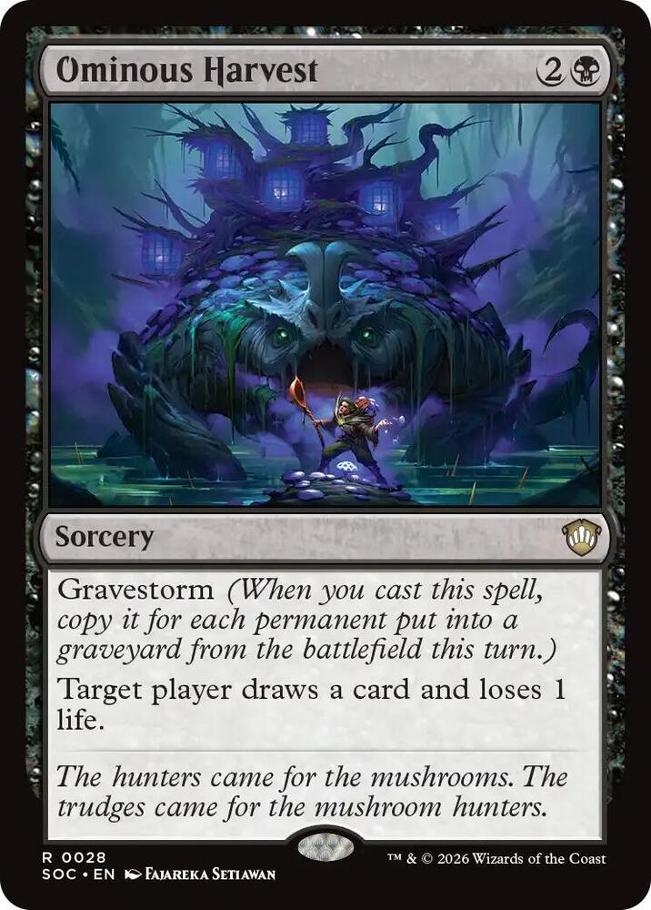 Ominous Harvest #28 Commander: Secrets of Strixhaven