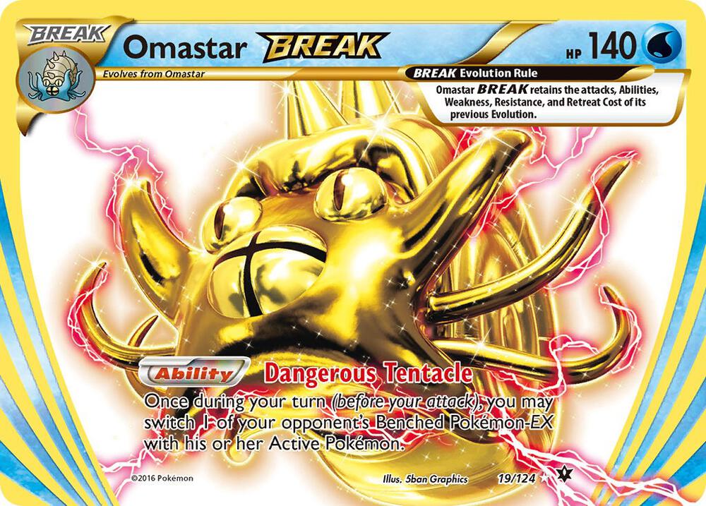 Omastar BREAK #19 XY - Fates Collide