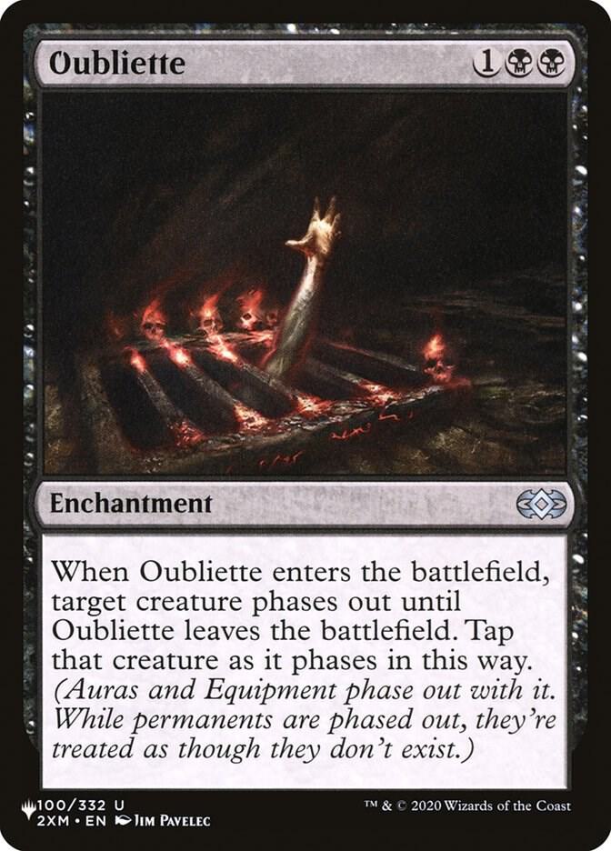 Oubliette #100 The List Reprints