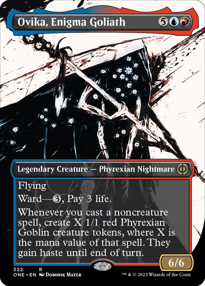 Ovika, Enigma Goliath #322 (Showcase) FOIL Phyrexia: All Will Be One