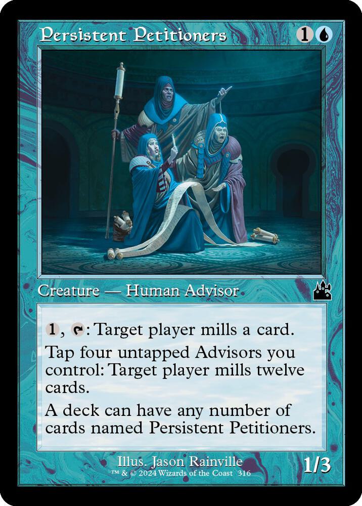 Persistent Petitioners #316 (Retro Frame) Ravnica Remastered