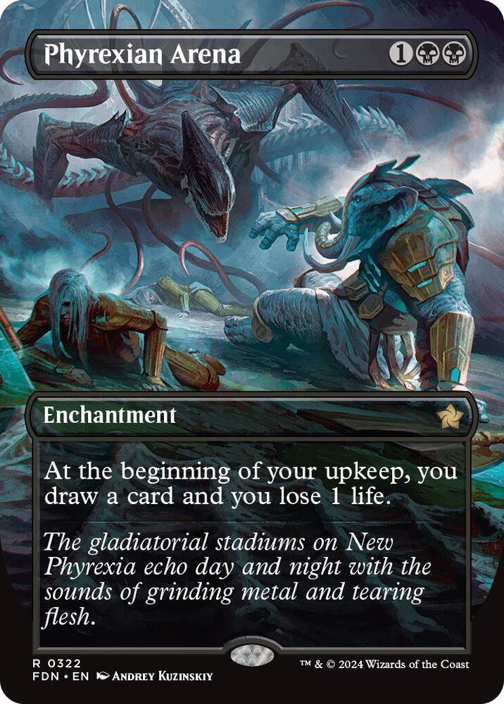 Phyrexian Arena (Borderless) #322 Foundations