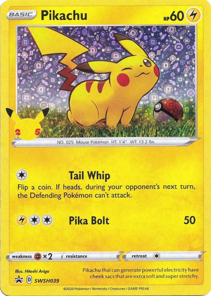 Pikachu #SWSH039 (General Mills) Miscellaneous Cards & Products