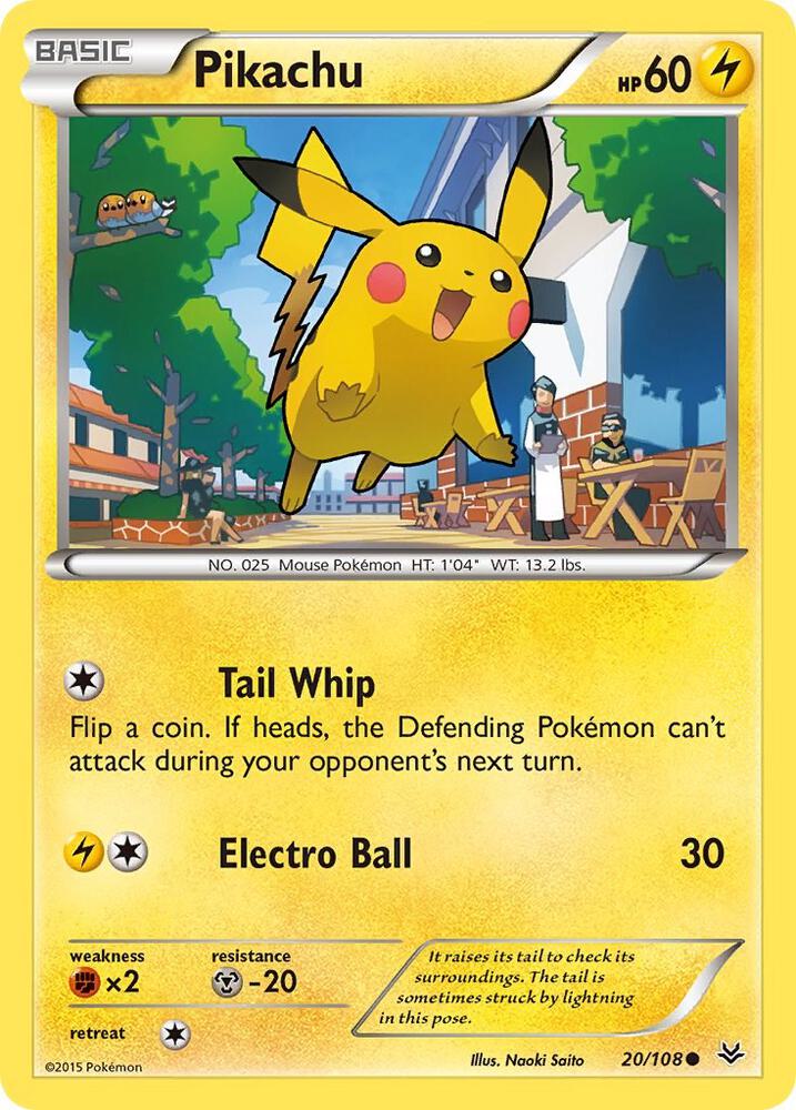 Pikachu #20 XY - Roaring Skies