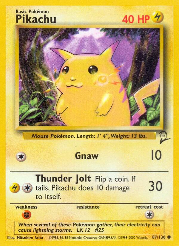 Pikachu #87 Base Set 2