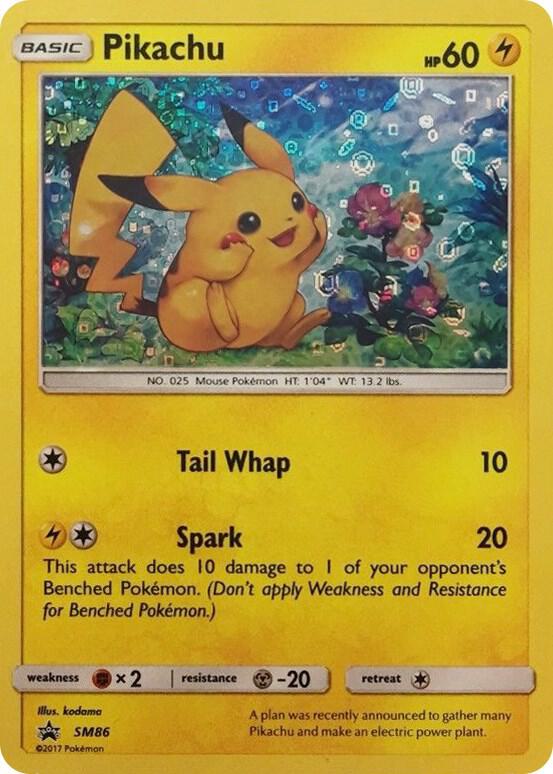 Pikachu #SM86 (General Mills Promo) Miscellaneous Cards & Products