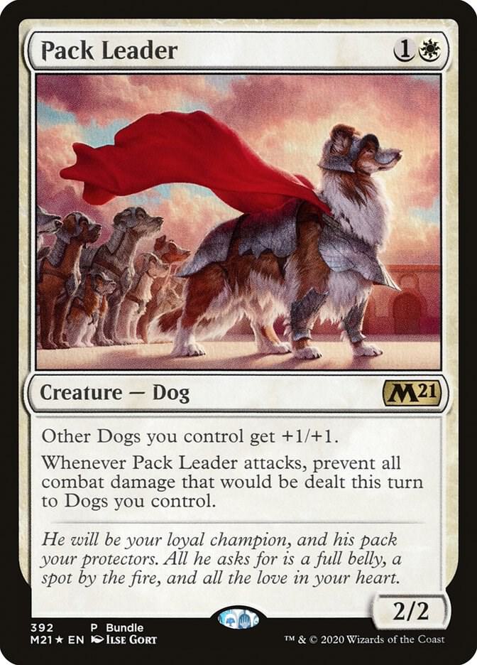 Pack Leader (M21 Bundle) #392 FOIL Unique and Miscellaneous Promos (Magic 2021)